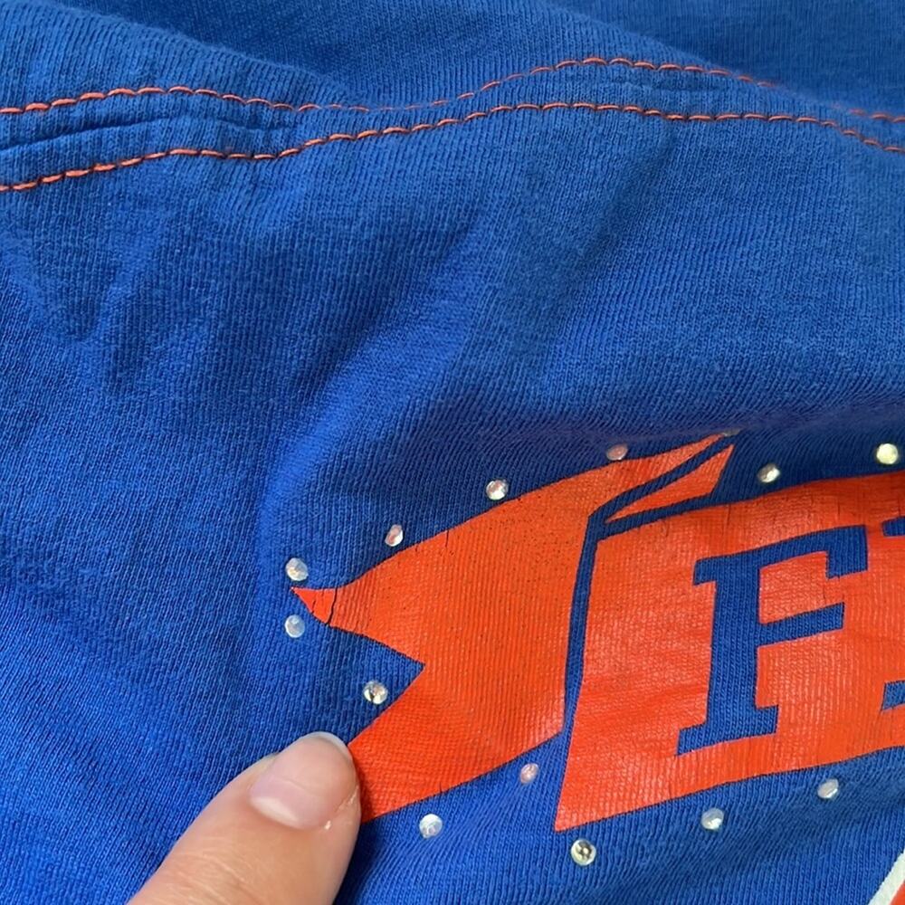 Collegiate Florida Gator Mid-Sleeve Jersey Style Slim Fit Tee - Picture 9 of 10